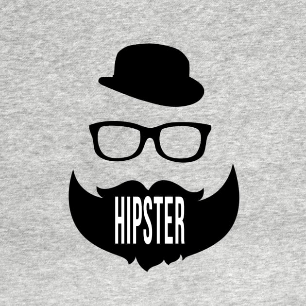 I'M A HIPSTER (Black beard) by theenvyofyourfriends